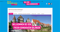Desktop Screenshot of fdp-balingen.de